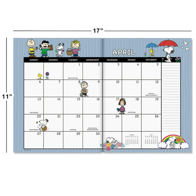 2025-peanuts-desk-planner-calendar-8-5-inch-x-11-inch-size-closed-11-inch-x-17-inch-size-open-large-bookstore-quality-monthly-calendars-for-kitchen-office-by-current-walmart-com