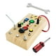 thumbnail image 1 of Tablero de control de luces Montessori, juguete de madera, habilidades motoras básicas A, 1 of 8