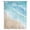 Lake Blue, variant on Turquoise Waves Coastal Sheer Curtains 45 Inches Long for Bedroom, Seaside Summer Beach Ocean Light Filtering Privacy Drapes, Breathable Semi Sheer Short Window Treatment for Kitchen Cafe Bathroom