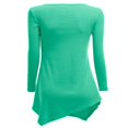thumbnail image 3 of CHOK Robe Tunique à Manches Longues Col en V Mouchoir Longue Tunique T-Shirt pour Femmes, 3 of 3