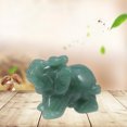 thumbnail image 4 of Adornos en forma de elefante de jade Casa Feng Shui Artesanía Adornos de jade Jade tallado para regalos (Dongling Jade 1.5 pulgadas), 4 of 8