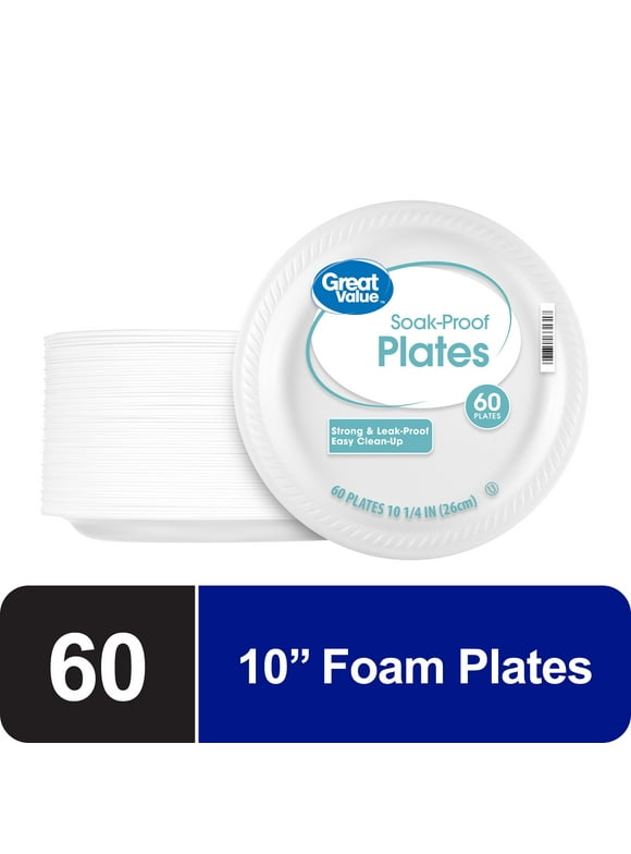 Foam Plates in Disposable Tableware