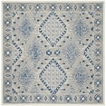 thumbnail image 6 of SAFAVIEH Micro-Loop Jolene Geometric Wool Area Rug, Light Grey/Blue, 8' x 10', 6 of 10