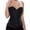 Black, variant on Corset Bridesmaid Party Brocade Bustier Women White S