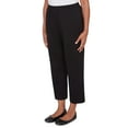 thumbnail image 3 of Alfred Dunner Womens  Classic French Terry Short Length Pant, 3 of 4