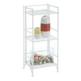 thumbnail image 2 of Convenience Concepts Xtra Storage 3 Tier Folding Metal Shelf, White, 2 of 5