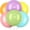 Pastel Color, variant on , Pastel Color Balloons – 22 Inch, Pack of 6 | Multicolor Giant 4D Round Balloons for Birthday, Baby Shower, Gender Reveal, Wedding | Rainbow Party Decorations | Pastel Party Decorations