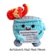 thumbnail image 5 of Fuego Contenedor Basura Ganchillo Con Tarjetas Alentadoras Regalos Del Y La Oficina, 5 of 9