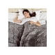 thumbnail image 1 of Homehours Weighted Blanket 15 Pounds for Adults 48x72 inches, Soft Plush Fleece & Cozy Warm Weighted Blankets Great for Sleep & Calming, Size Heavy Bl, 1 of 5