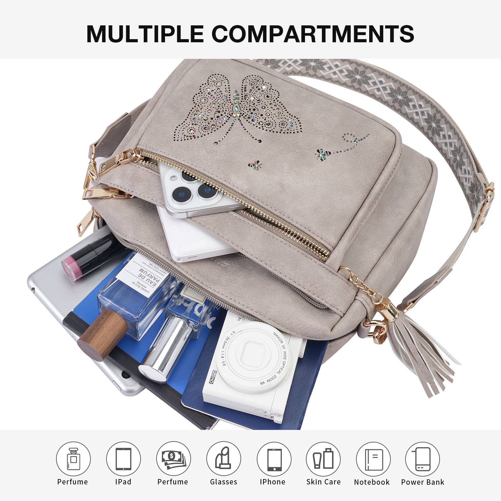 [Mother’s Day Gift Present] APHISON Fashion Small Crossbody Bags for Women Shoulder Bag, Ladies Classic Handbags Cute Shoulder Bag Clutch Handbag