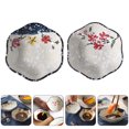 thumbnail image 4 of 5pcs Ceramic Soy Sauce Dishes Relish Plates Restaurant Seasoning Dishes, 4 of 9