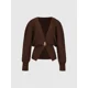 thumbnail image 5 of Suéter de punto con botones para mujer, Jersey elegante de manga larga con cuello en V, holgado y cálido, ropa de calle alta para otoño, 2024, 5 of 5