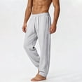 thumbnail image 6 of DayScoop Mens Plus Size Pants Summer Trousers Fashion Casual Sagging Loose Straight Leg Wide Leg Cool Sports Full Length Pants, 6 of 6