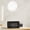 black, variant on Projection Alarm Clock For Bedroom, LED Digital Clock Projects Time On Ceiling Or Wall, Date & Temperature Display, USB Powered, Silent Tick, Wood-Tone Nightstand Decor