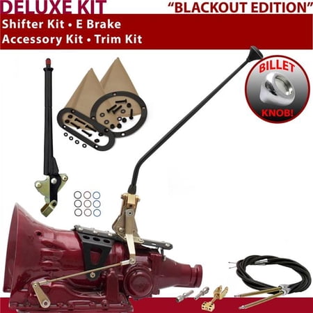 American Shifter 518 Shifter Kit Black 16 in. E Brake Cable Trim Kit for F1E71