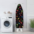 thumbnail image 3 of HELLHERO Paw prints Ironing Board Cover, 15 x 54 Heavy Duty Iron Board Covers Standard Size Padding Decorative Covers for Most Iron Boards Ironing Pad Cover, 3 of 5