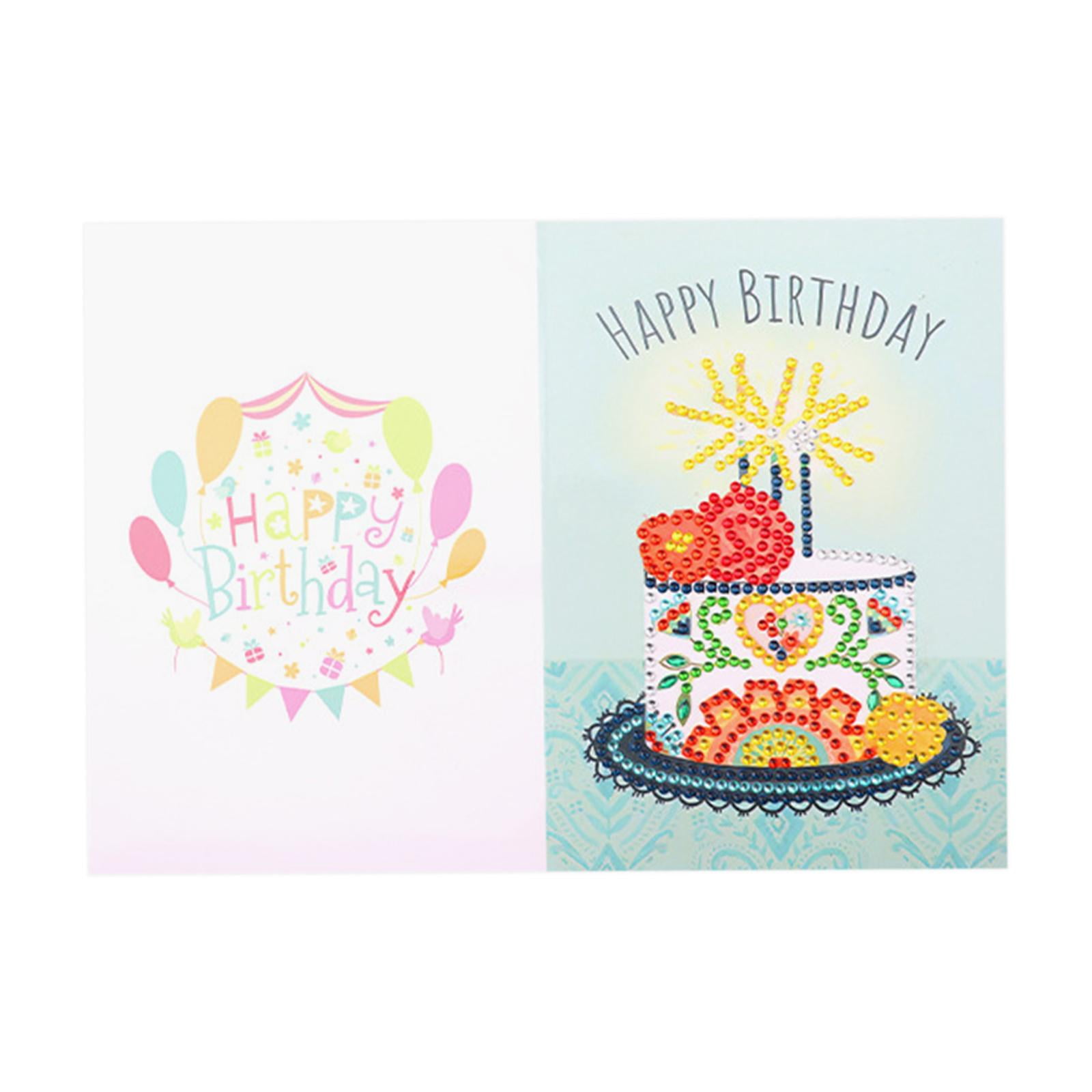 4 Set Die Cuts for Card Making, FineGood Happy Birthday Cutting