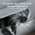 thumbnail image 4 of TripHug Queen Air Mattress with Built-in Pump, 2 Min Fast Inflation, 16" Raised Height, Supports up to 650 lbs, for Camping, Home Use, Guests, Portable Travel, 4 of 7