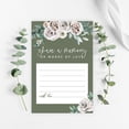 thumbnail image 2 of Koyal Wholesale Share a Memory Cards, Sage Green with Cream Florals Blossoms Cards for Wedding, 4" x 6", 52-Pk, 2 of 5