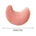 thumbnail image 2 of Wadada Moon Pillow, Cute Pink Moon Plush Throw Pillows for Adult, Moon Decor Throw Pillows for Room Living Bedroom Decorative, Soft Cushion Pillow, Moon Shaped Pillow as a Gift, 2 of 6