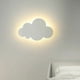 thumbnail image 1 of Lámpara de pared con forma de nube, aplique para habitación infantil con luz LED ajustable, lámpara de pared moderna para espacios interiores, estilo bonito para luces de noche para niños, fácil de, 1 of 5