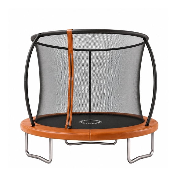 Trampolin Brincolin 08 Pies 2,44 m Con Red de Seguridad y Estructura de Acero