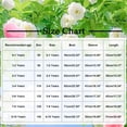 thumbnail image 3 of Little Girls Tops Layering Crew Neck Ruffle Loose Pullover Long Sleeve Color Block Casual Trendy Outfits Beige 1-2Years, 3 of 5