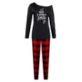 thumbnail image 1 of Autumn Women Christmas Pajamas Set Long Sleeve Loungewear Two-Piece Sleepwear Santa Claus Holiday Pajamas Nightgown, 1 of 6