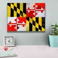 thumbnail image 4 of Epic Graffiti 'Maryland' by Artpoptart, Canvas Wall Art, 16"x12", 4 of 8