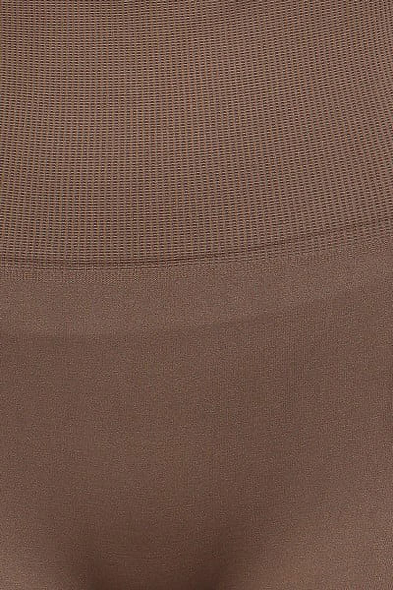 K-Cliffs Women's Solid Color Super High Waist Pant Leggings Wt./5½" Waistband, Khaki One Size, 95% Polyester, 5% Spandex
