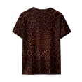 thumbnail image 4 of Yaoyar Men and Women Funny Camouflage Short Sleeve Casual Vintage Fitness Crewneck T-Shirts Casual Sports Round Neck Vintage Short Sleeved Shirt Blouse Tops,Brown,XL, 4 of 8