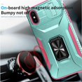 thumbnail image 2 of Funda para GANGXUN iPhone X - Soporte metálico, Función magnética, Verde, 2 of 6