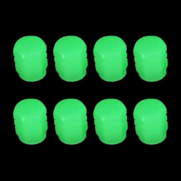 Universal Luminous Tire Valve Caps Car Wheel Hub Glowing Dust-proof Decorative Tyre Rim Stem Covers Applicable Motorcycle Bike