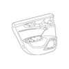 Genuine OE Audi Door Trim Panel - 4K0-867-304-AK-WFA