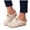 Beige, variant on Wedge Suede Clogs for Women Retro Closed Toe Mules Comfortable Dress Slides Soft Soled Backless Platform Sandals Blue Size 7.5