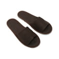 thumbnail image 2 of Unique Bargains 1 Pair Disposable Slippers Foldable Breathable Mesh Hotel Slippers Coffee Color, 2 of 5