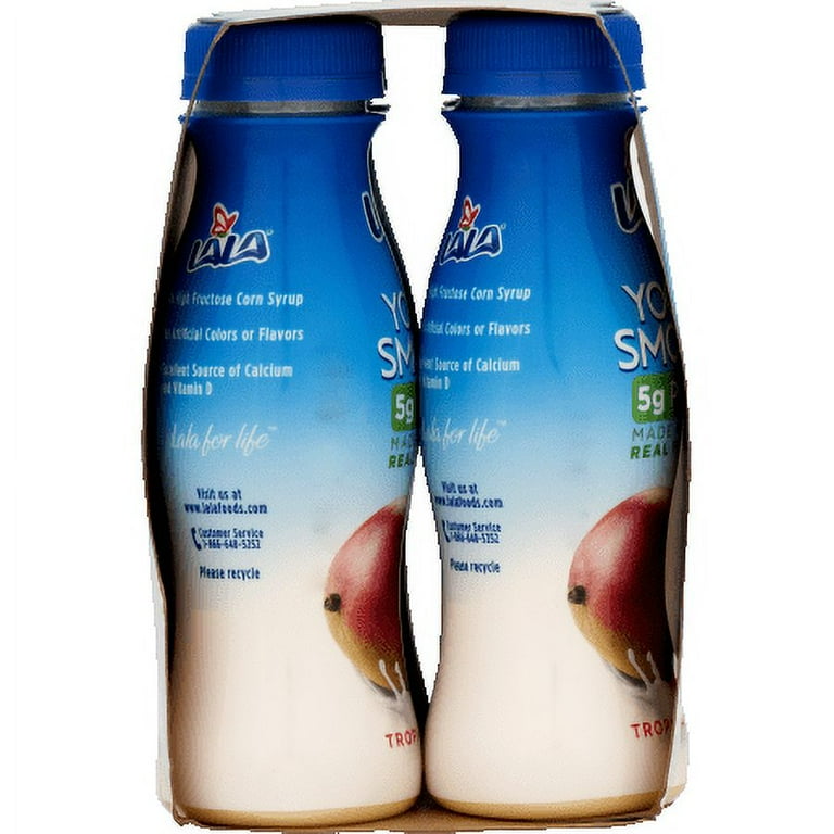 TE-ORA shape smoothie トロピカルマンゴー LaLa® Mango Probiotic Yogurt Smoothies, 4 ct / 7 fl oz