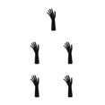 thumbnail image 2 of Wweixi Chic Chain Hand Model Shop Display Holder for Stunning Jewelry Showcase Black 25.5cm 5Set, 2 of 6