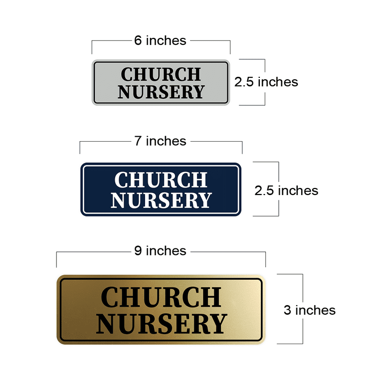 standard-church-nursery-sign-blue-medium-walmart-com for Free Printable Church Nursery Sign In Sheets Standard Church Nursery Sign (Blue) - Medium - Walmart.com for Free Printable Church Nursery Sign In Sheets