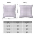 thumbnail image 3 of Rateoe Purple Checkboard Pattern Throw Pillow Cover Premium Pillow Stuffer Sham Square for Decorative Cushion Bed Couch Sofa(Pillow insert not included), 3 of 8