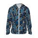 thumbnail image 1 of Fotbe Blue Leaves A Chaqueta con Protección Solar UPF 50+ para Hombre y Mujer, Camisa con Capucha y Bolsillos-Small, 1 of 7