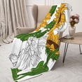 thumbnail image 3 of Rateoe Plump Sunflower And Sketch Pattern Flannel Throw Blanket, Ultra-soft Blanket for Bed, Couch, Car, Hypoallergenic Anti-pilling blanket-80"x60"(Vertical), 3 of 6
