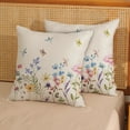 thumbnail image 2 of Spring Flower Pillow Covers 20x20 Floral Bufferfly Farmhouse Decor Throw Pillows Case for Couch Seasonal Holiday Pillowcase Outdoor Decorative Cushion Cases for Sofa Bed Decorations Set of 2, 2 of 6