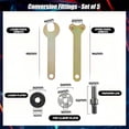 thumbnail image 3 of Angle Grinder Attachment Kit 5-Piece Connecting Rod Set for Drill and Angle Grinder Conversion with Grinding Adapter, 3 of 9