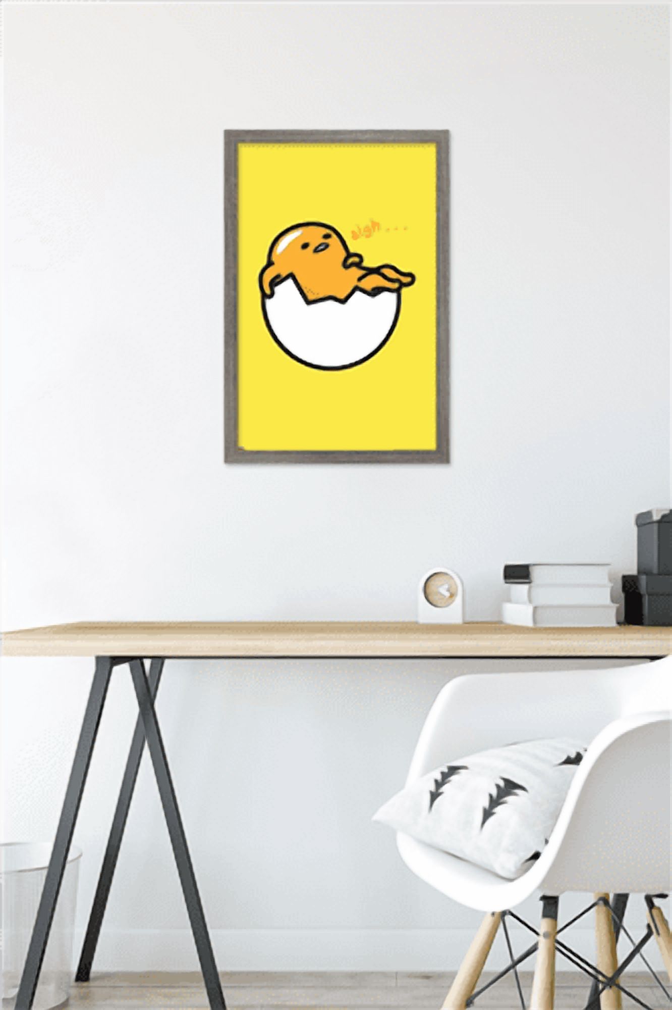 Gudetama - Sigh Wall Poster, 14.725" x 22.375" Framed