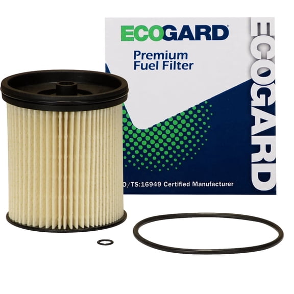 ECOGARD XF10322 Engine Fuel Filter - Premium Replacement | Fits 2017-2026 Chevrolet Silverado 2500 HD, GMC Sierra 2500 HD, Silverado 3500 HD, Sierra 3500 HD 6.6L; 2020-2025 Sierra 1500 3.0L