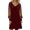 Red, variant on Letdown Women's Sparkly Ruched Bodycon Mini Dress Sheer Mesh Bell Long Sleeve V Neck Short Club Party Dresses (Black,L)
