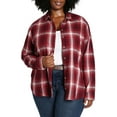 thumbnail image 4 of Jachs Girlfriend Women's Super Soft Feel Flannel Shirt (Red, Medium), 4 of 6