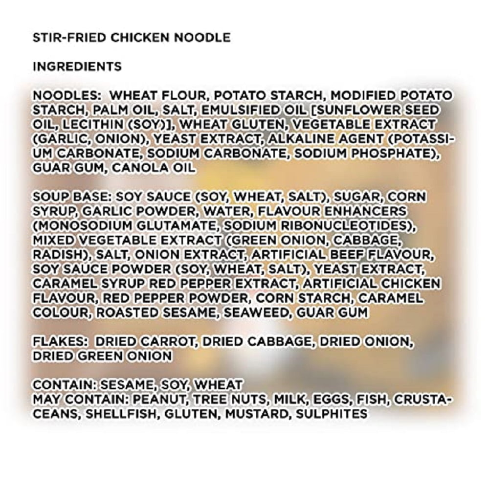 Paldo Fun & Yum Stir-Fried Chicken Noodles with Spicy Soy Sauce Soupless K-Food, Soya Bean