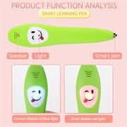 SIYTUAU English Learning Electronic Book Early Educational Toy Smart Reading Pen For Language Development Alphabet Vocabulary And Learning Engagement Color Abs Pc Construction color